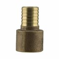 Boshart Plumb Eeze Pipe Adapter, 3/4 in, FPT x Insert, Bronze PENL-BFA07